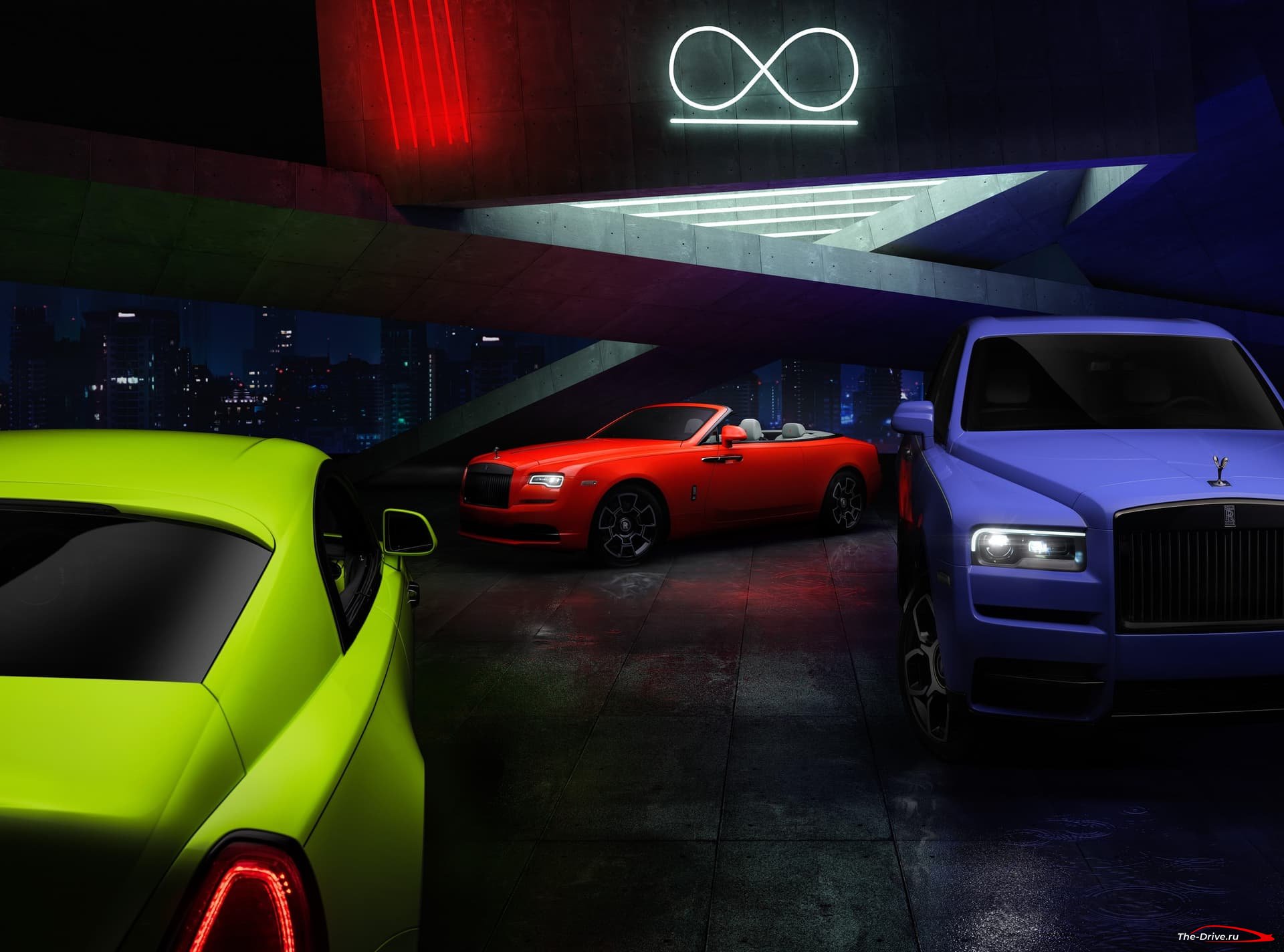 Rolls-Royce демонстрирует свою праздничную сторону с моделями Neon Nights ограниченным тиражом