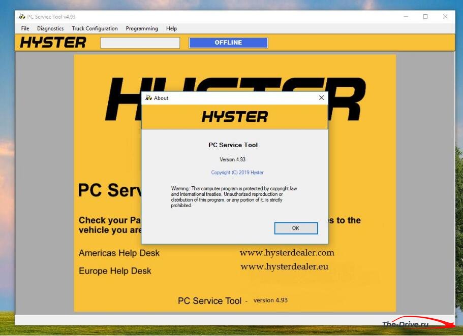 Hyster PC Service Tool v4.93 (2019)